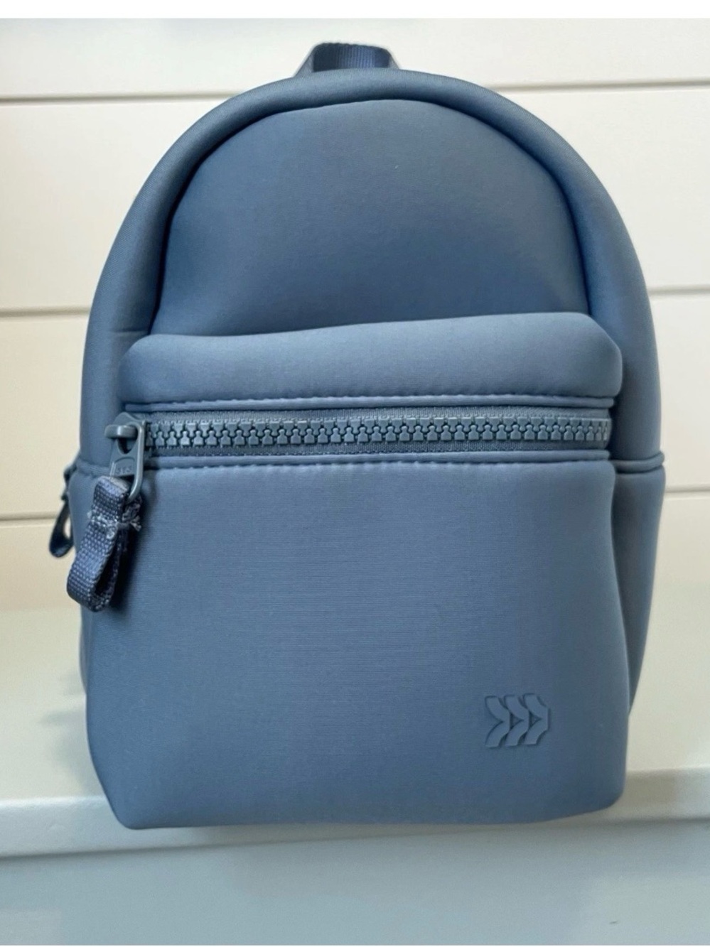 8.5'' Neoprene Mini Backpack -All In Motion™ Dusty Navy Blue Recycled Travel Bag